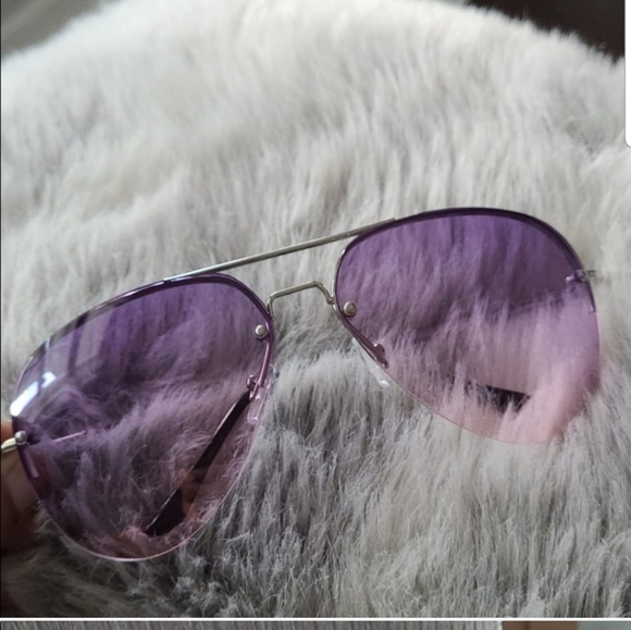 New boutiqBig Aviator  OVERSIZED Metal Gradient Women Sunglasses Shadz GAFAS new - Picture 4 of 4